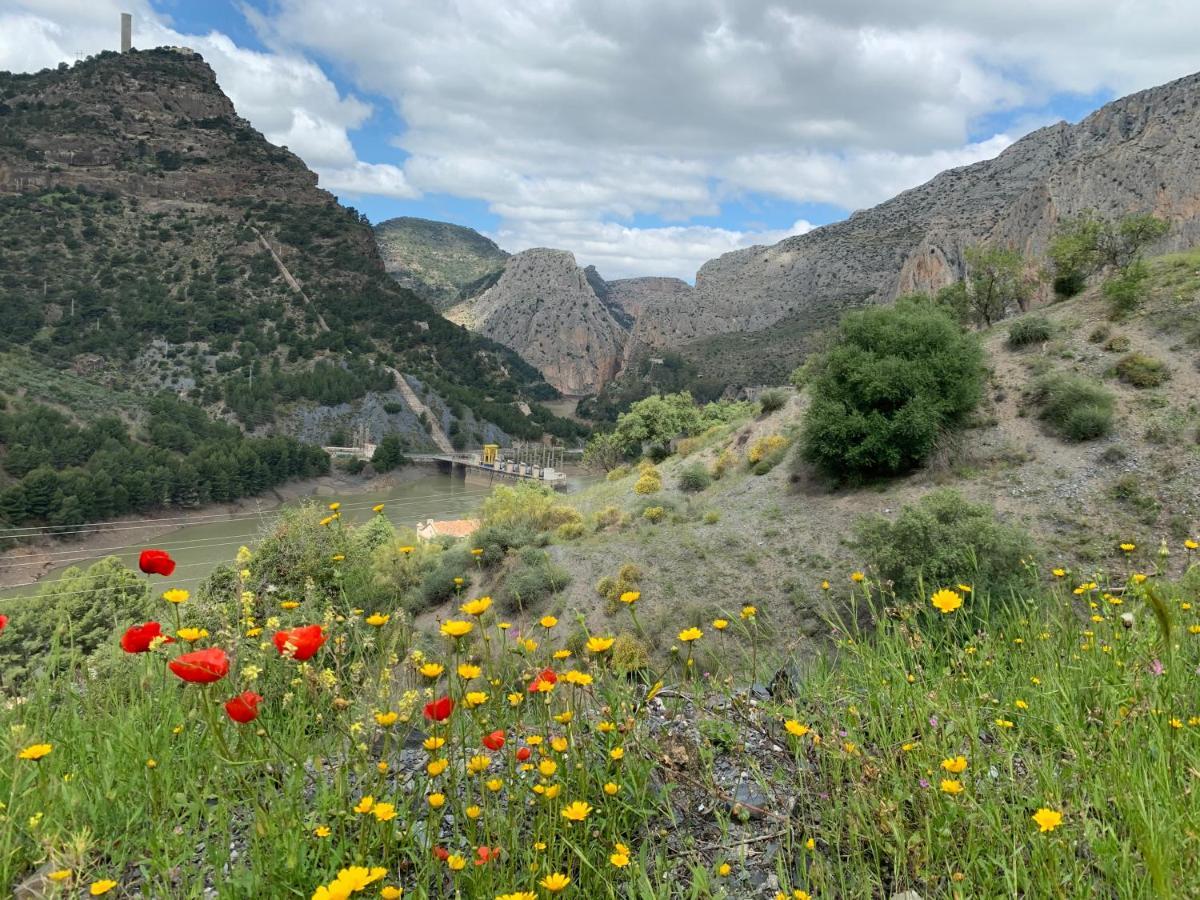 Penzion La Casita Blanca- La Almona Chica El Chorro Exteriér fotografie